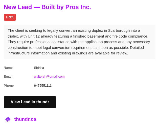 The difference between hiring an agency and using thundr.